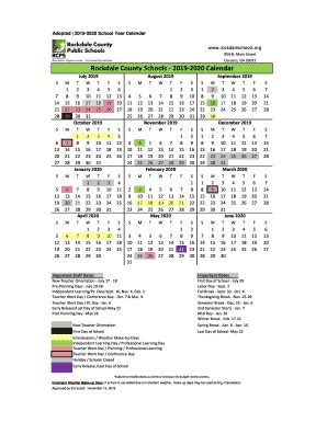 Rockdale County Calendar